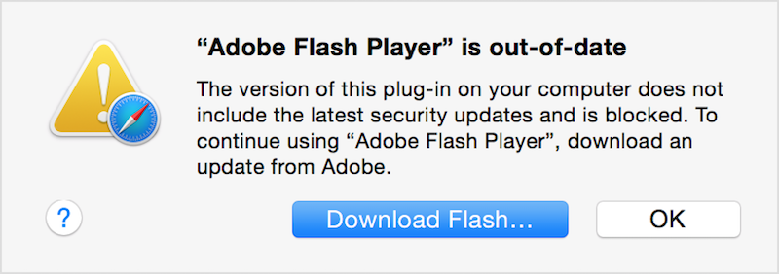 Adobe flash player version check